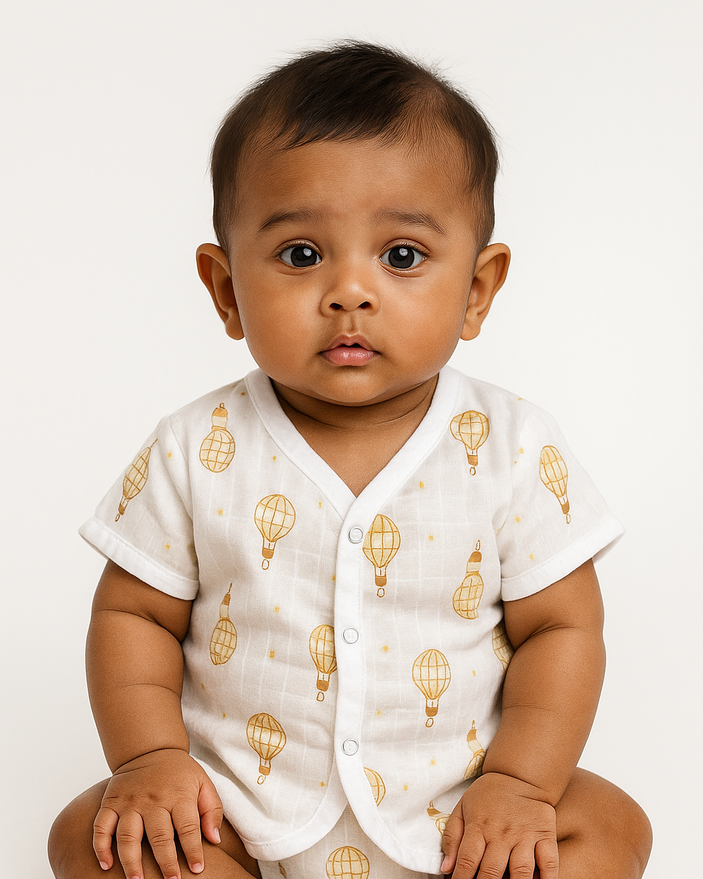 Hot Air Balloon Muslin Jabla