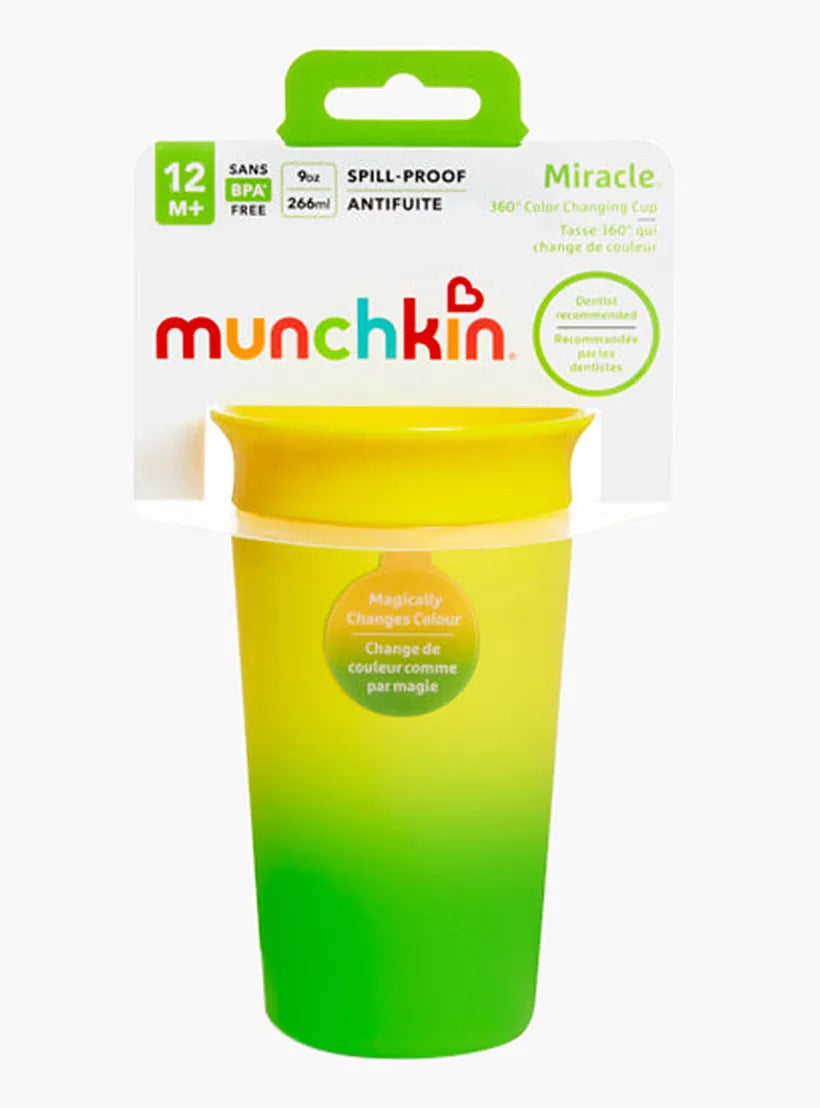 MUNCHKIN 9OZ COLOUR CHANGING CUP