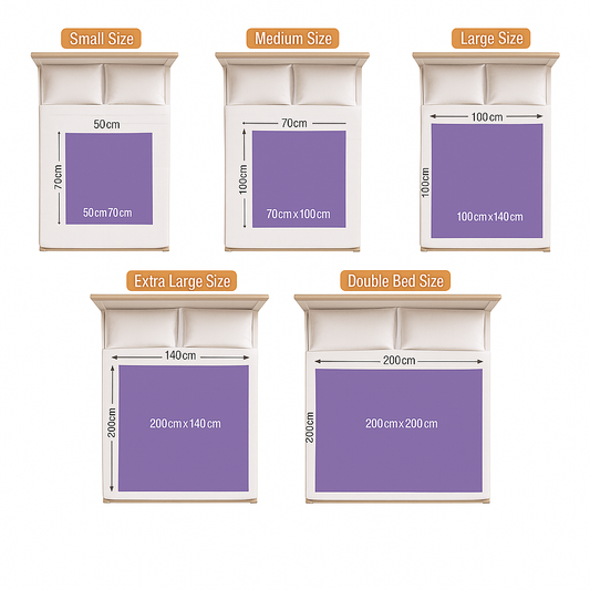 Purple Waterproof Bed Protecto