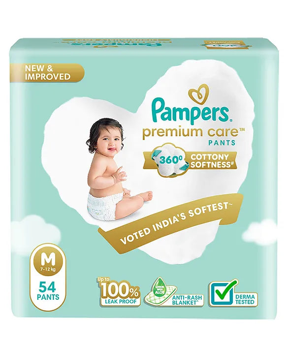 PAMPERS PANTS PRIMIUM M-54 - Mamadada