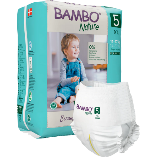 Bambo Nature Premium Baby Pants Diapers for Babies, XL Size (11-17 Kgs) - Mamadada
