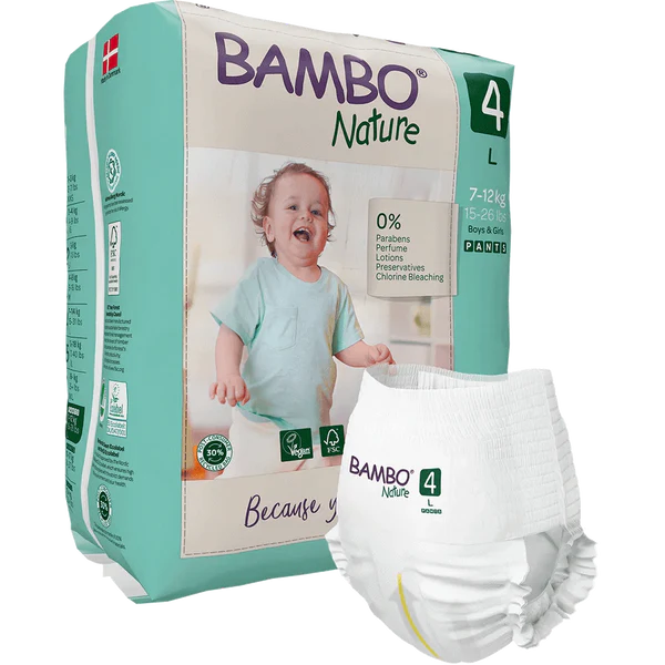 BAMBO NATURE PANT DIAPERS (L) - Mamadada