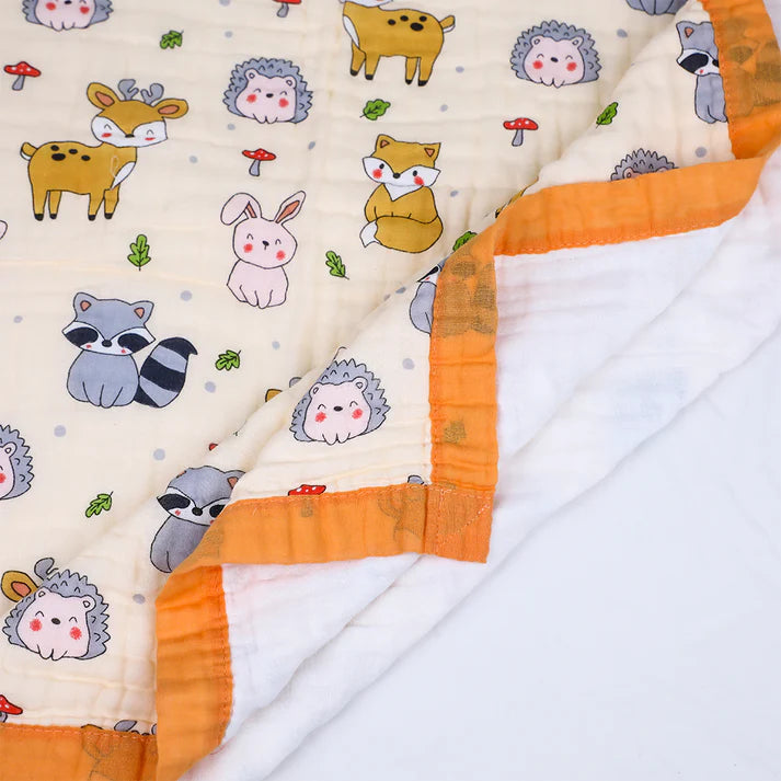 RITVI MUSLIN BORDER BLANKET