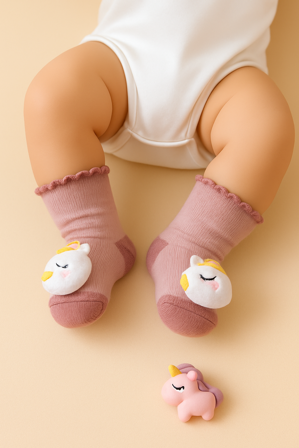 Swan Dreams Baby Socks