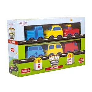 MINIVEHICLES CITY GIFT PACK OF 6