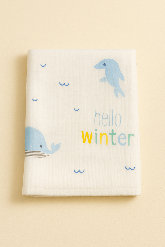 Hello Winter Whale Wrap