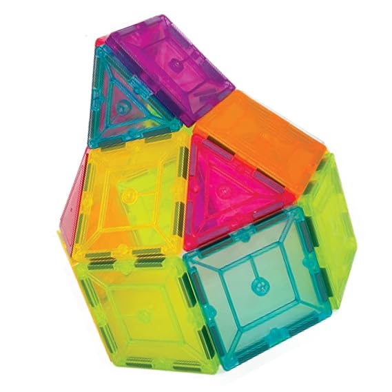 203-MAGPLAY MAGNETIC TILES 18PC