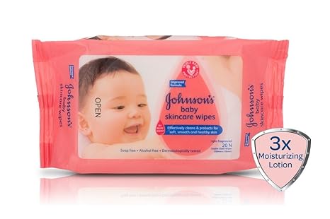 JOHNSONS-JB SKINCARE WIPES 20S