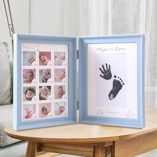 weallbuy Baby Handprints and Footprints Photo Frames
