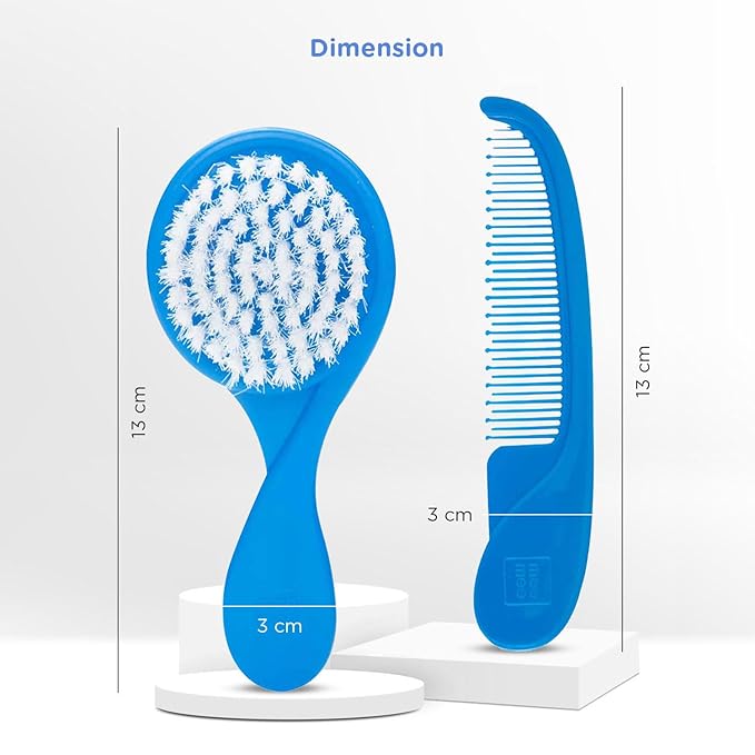 MMA-3890D BLU COMB BRUSH SET