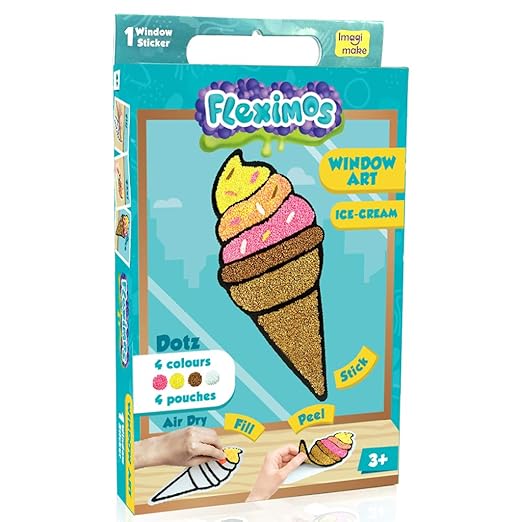 IMFM49(CLAY STICKER ICE CREAM)