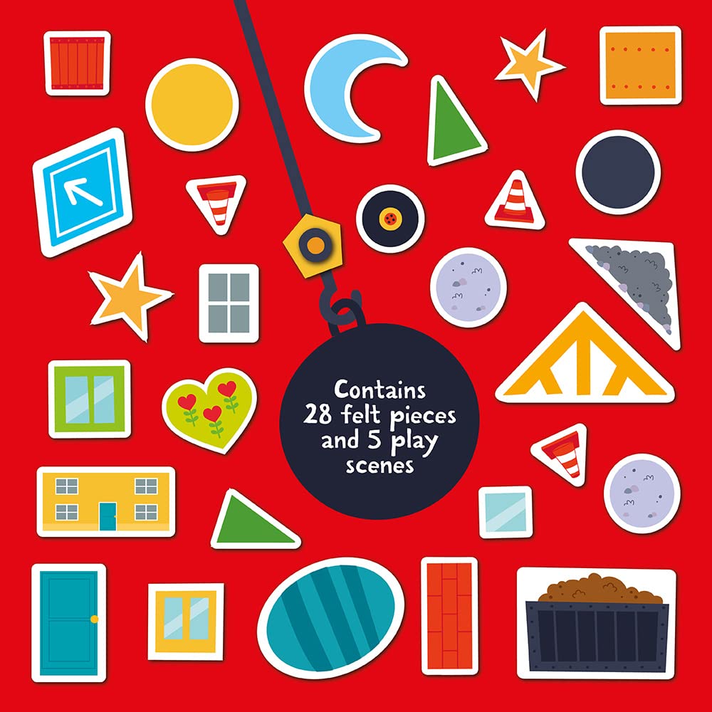PLAY FELT;SHAPES ON THE CONSTRUCTION SITE