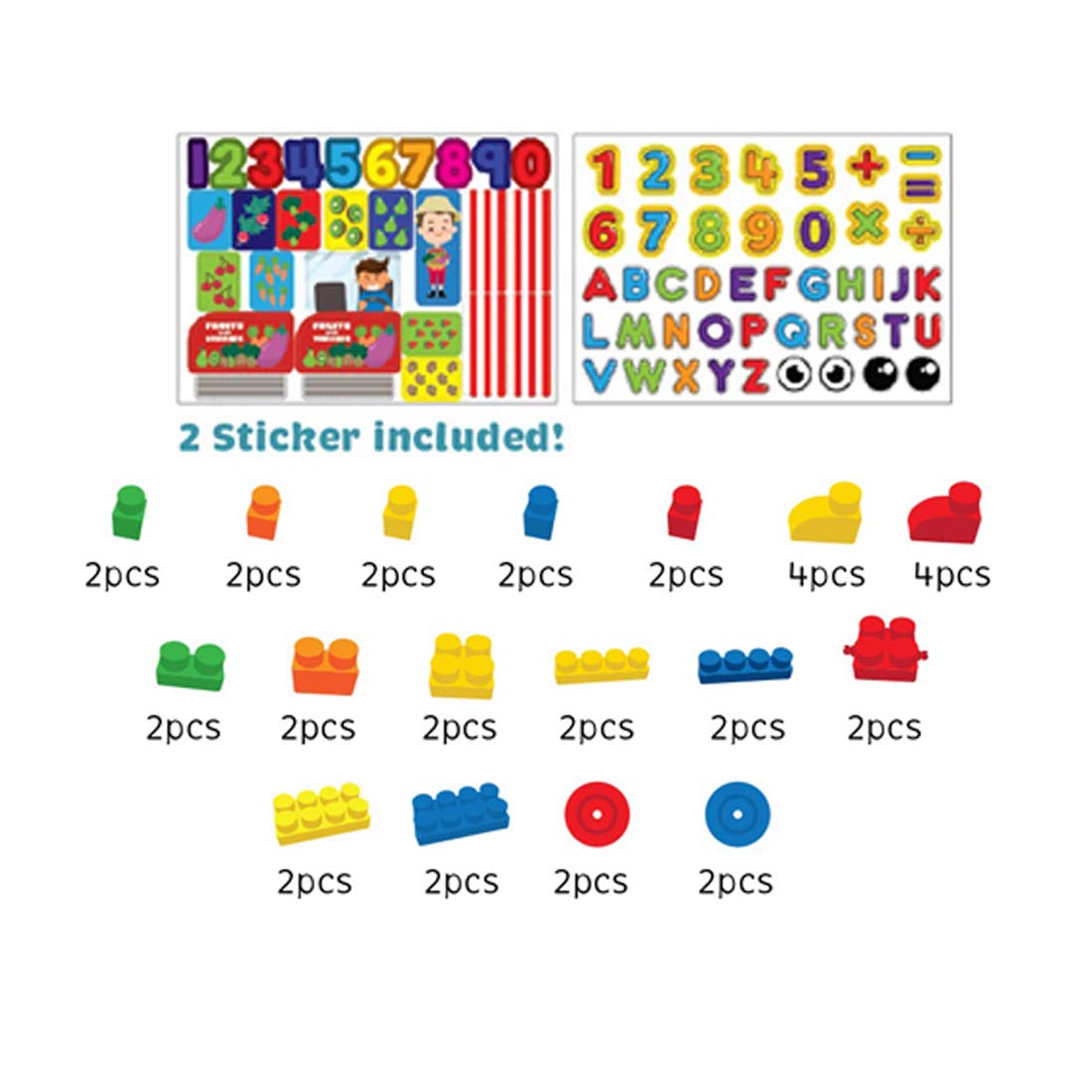 9936T TRANSPARENT SUNTA BLOCKS 36PCS