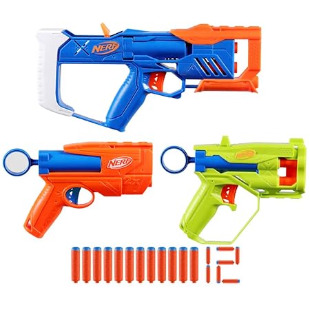 F9840-NERF TRIPLE ACTION PK