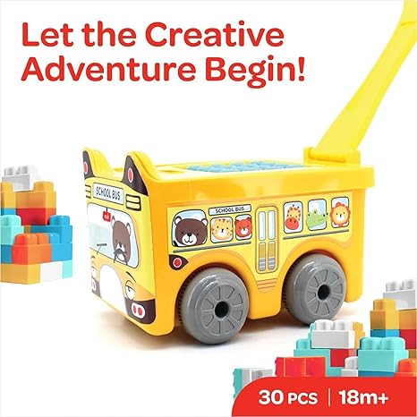 9962 BUILDING BLOCKS SCHOOL BUS 30PCS