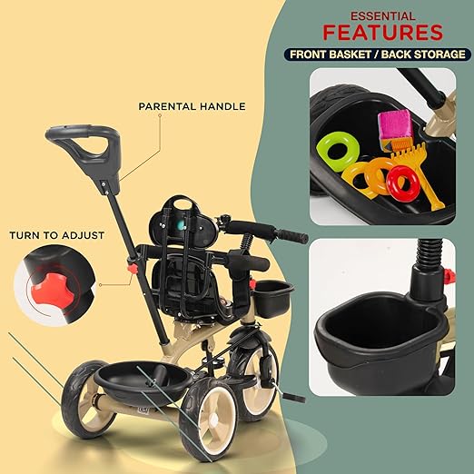 Baybee Tricycle - Brown