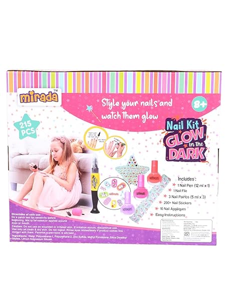 507N-GLOW IN D DARK NAIL KIT