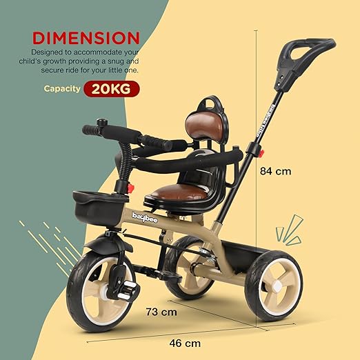 Baybee Tricycle - Brown