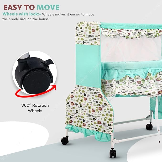 Baybee Baby Swing Cradle for Newborn Baby, Infant Baby Cradle Jhula for Baby with Mosquito Net