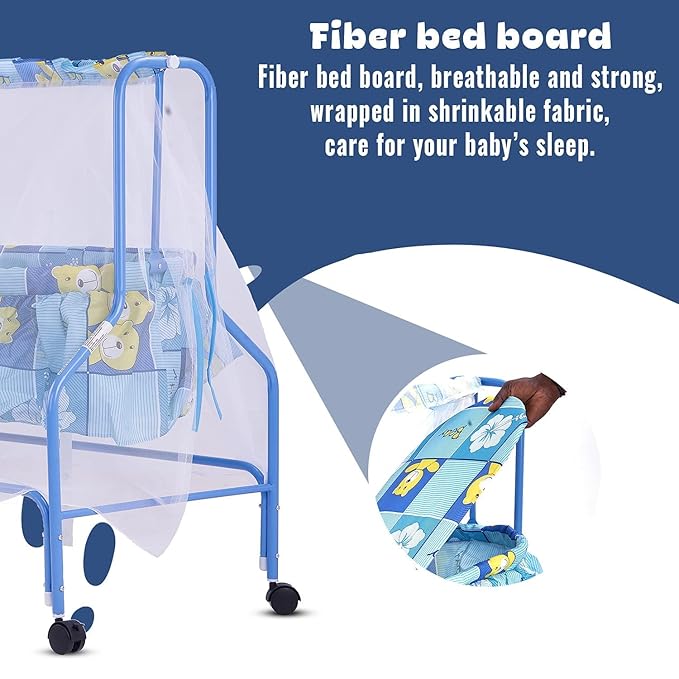 BAYBEE Enchant Cotton Swing Jhula Cradle for Babies Infant Cot
