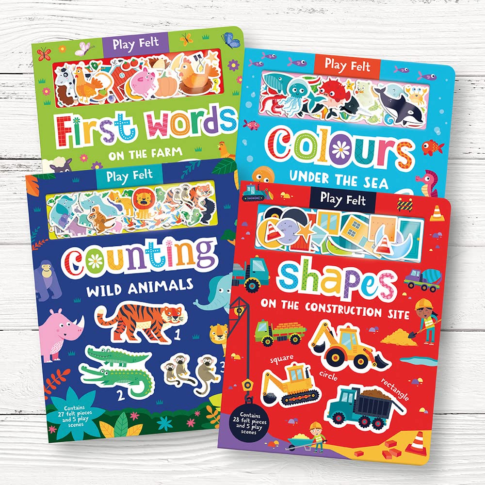 PLAY FELT;COUNTING WILD ANIMALS