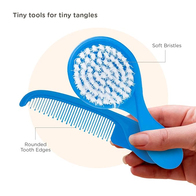 MMA-3890D BLU COMB BRUSH SET