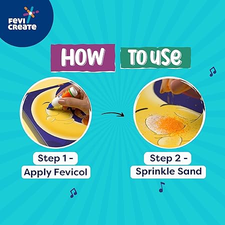 FEVICREATE CHHOTA BHEEM SAND SEQUIN KIT