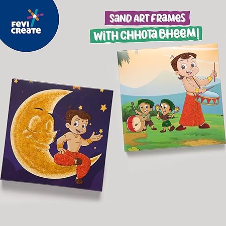 FEVICREATE CHHOTA BHEEM SAND SEQUIN KIT