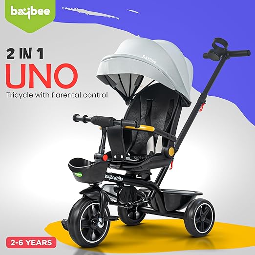 Baybee Tricycle - Grey - Mamadada
