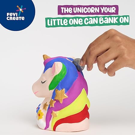 FEVICREATE UNICORN MONEY BANK KIT