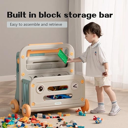 MAMA DADA - 4 in 1 Kid Multifunctional Activity Table with Large Storage for Kids