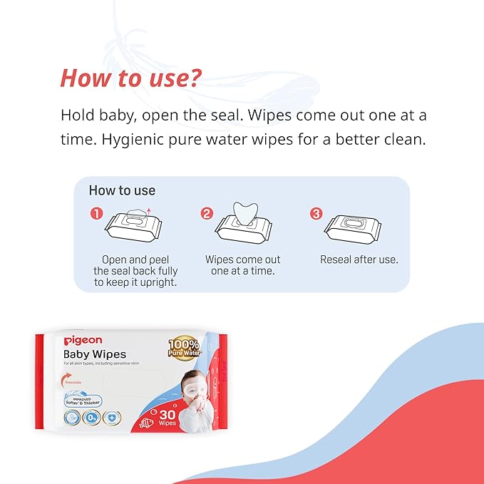 BABY WIPES PURE WATER 30SH