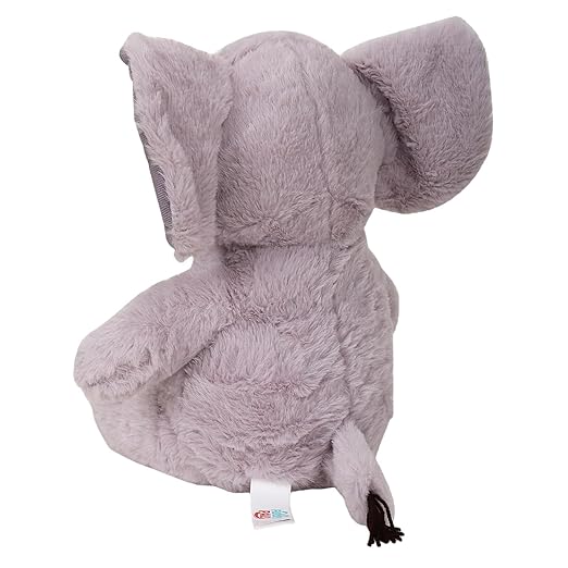 ST-FP282 GREY ELEPHANT SITTING 14INCH