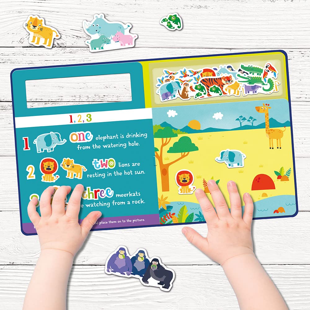 PLAY FELT;COUNTING WILD ANIMALS
