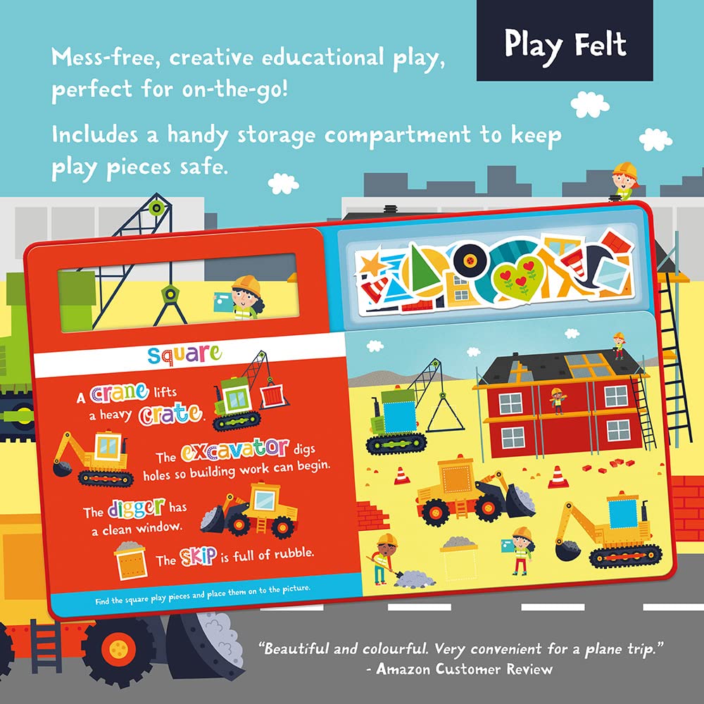 PLAY FELT;SHAPES ON THE CONSTRUCTION SITE