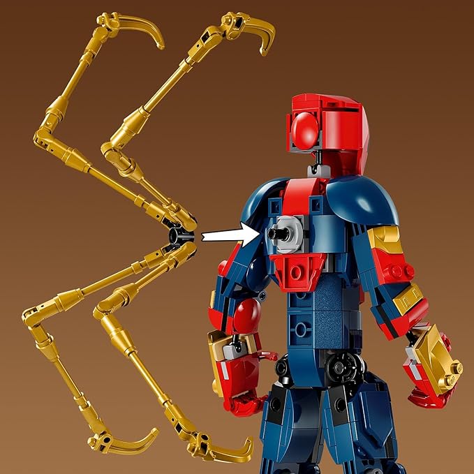 76298 IRON SPIDER MAN CONSTRUCTION FIG