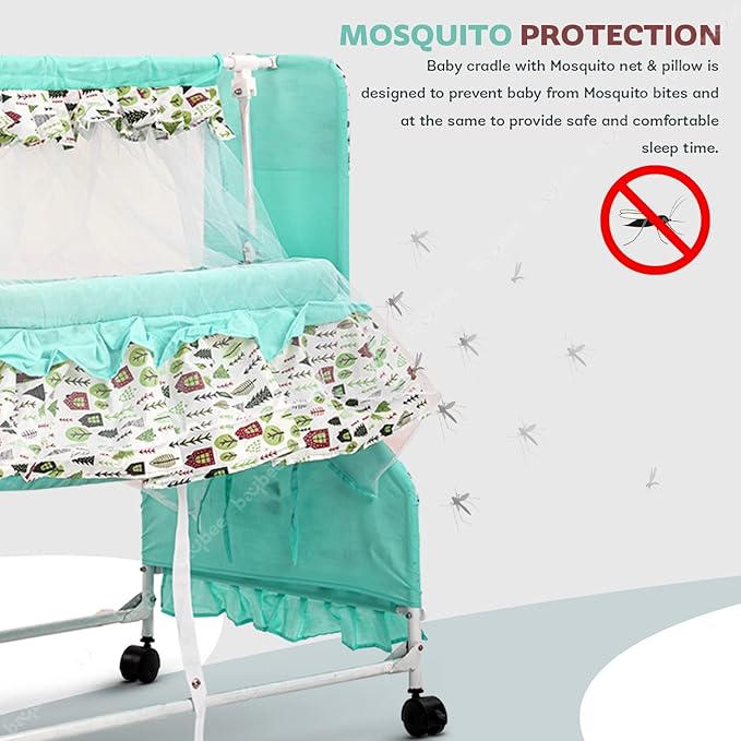 Baybee Baby Swing Cradle for Newborn Baby, Infant Baby Cradle Jhula for Baby with Mosquito Net