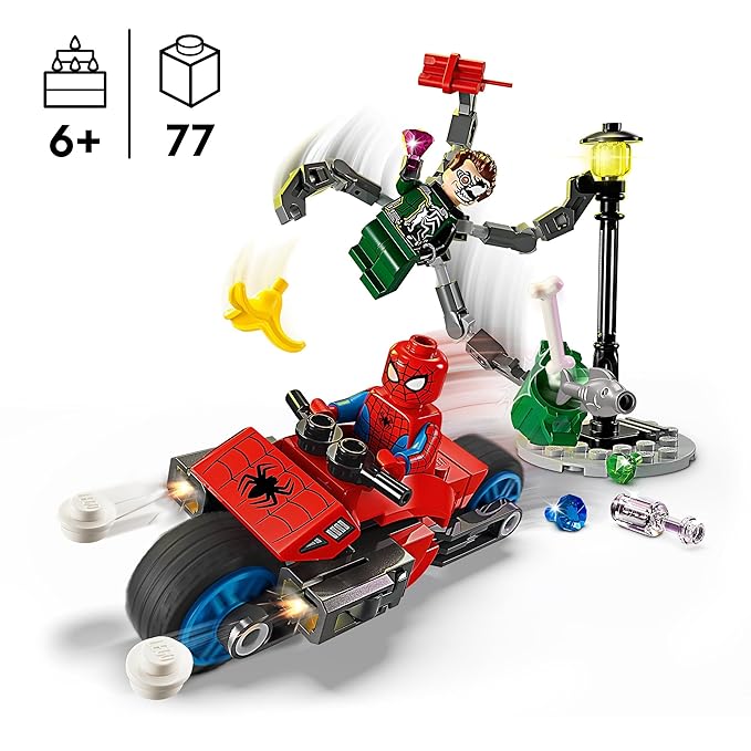 76275 MOTORCYCLE CHASE SPIDER MAN