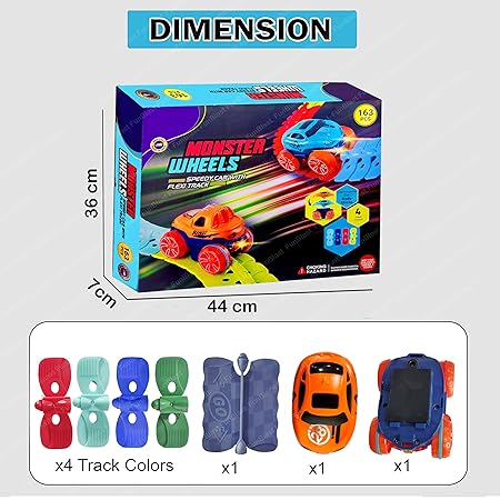 157 MONSTER WHEELS(W) TRACK163PC