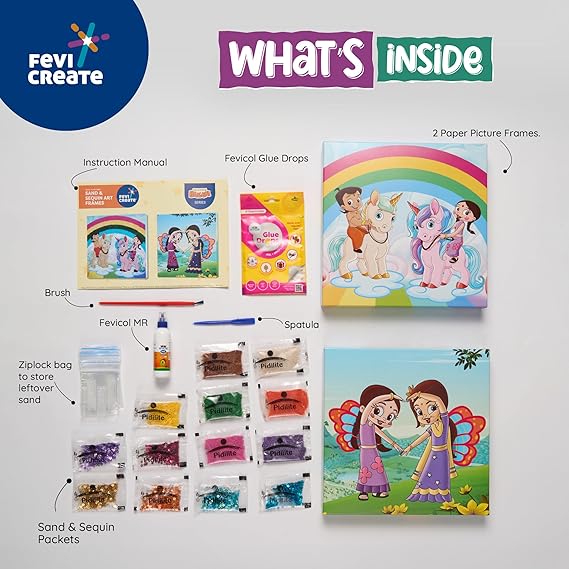 FEVICREATE CHHOTA BHEEM SAND ART KIT