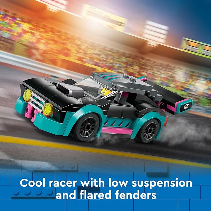 60406 RACECAR&CAR CARRIER TRUCK