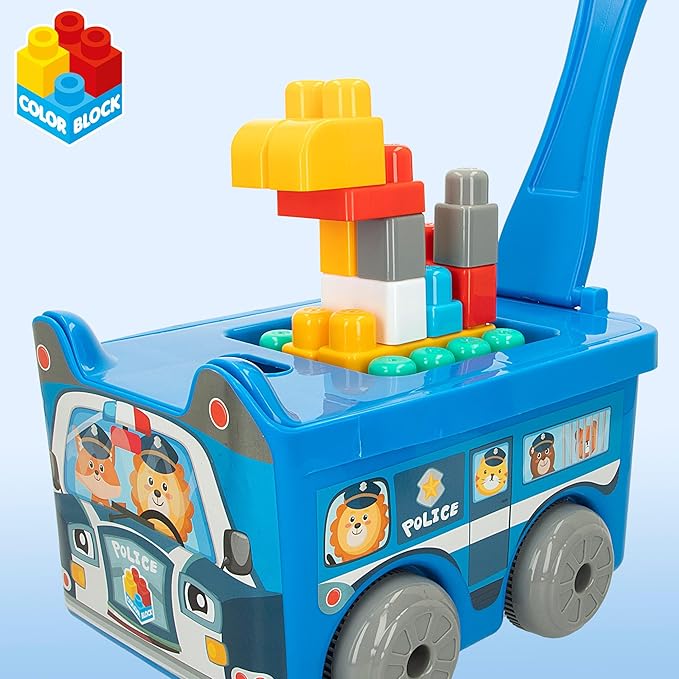 9962 BUILDING BLOCKS POLICE CAR 30PCS