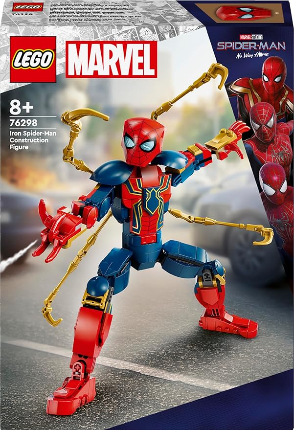 76298 IRON SPIDER MAN CONSTRUCTION FIG