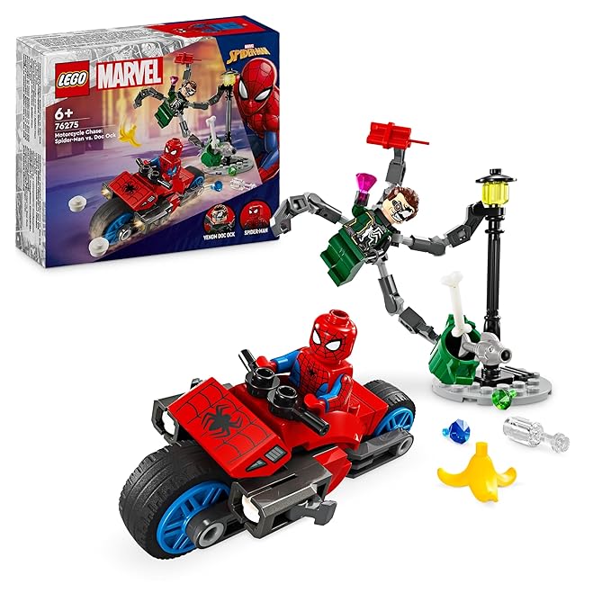 76275 MOTORCYCLE CHASE SPIDER MAN