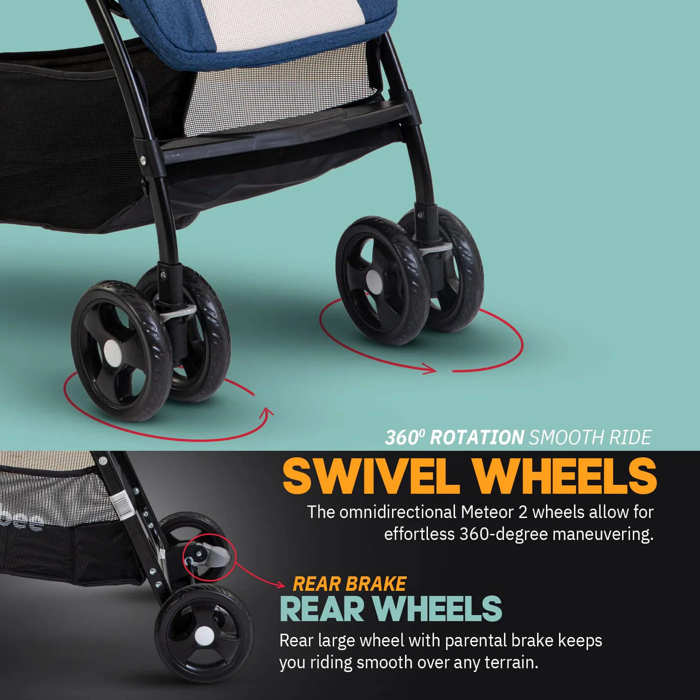Baybee Convertible Infant Baby Pram Stroller for Newborn Babies