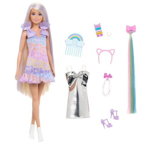 Barbie Fun & Fancy Doll with Accessories – Sparkle, Style & Playtime Magic! - Mamadada