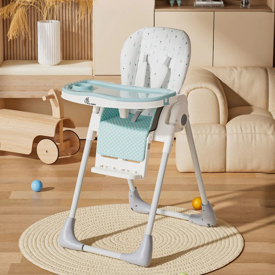 Marshmallow lite High Chair - 6 Level Height Adjustment, 3 Recline modes, Adjustable