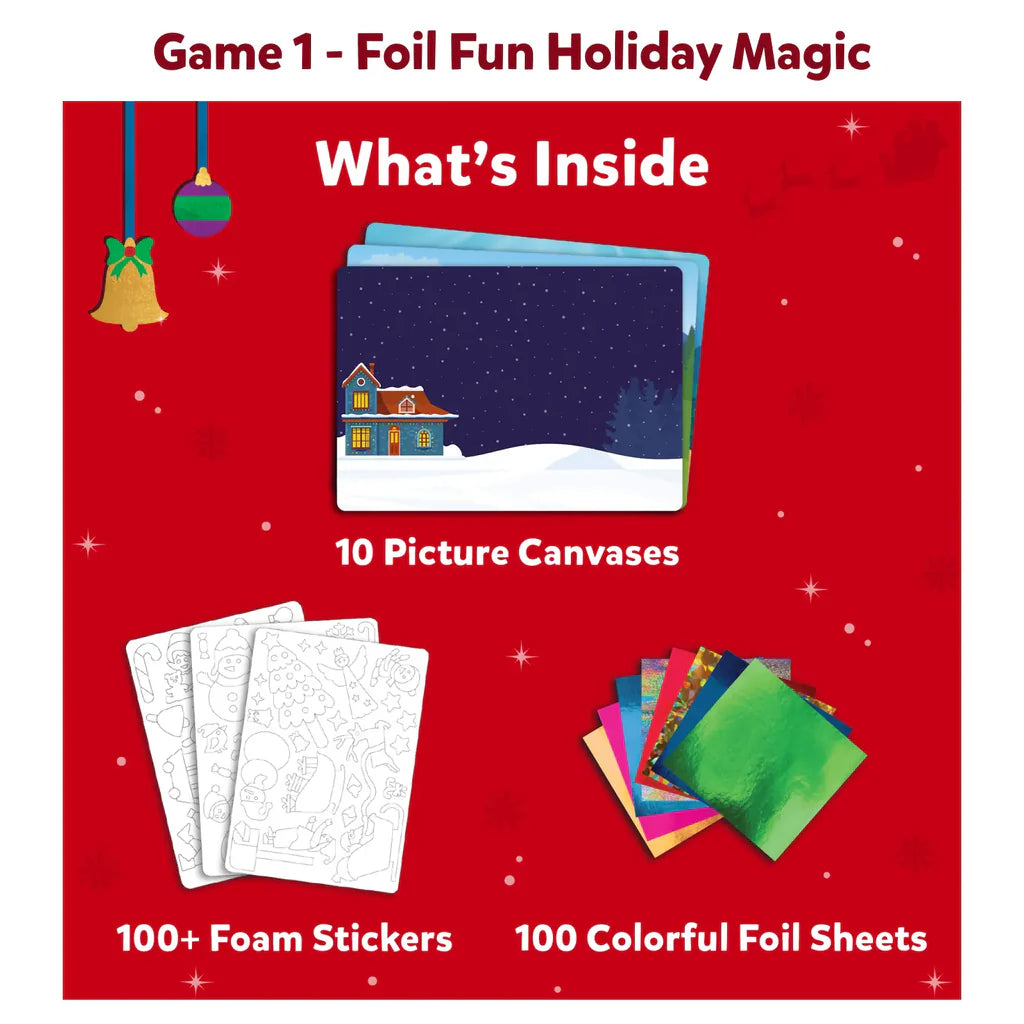 FOIL FUN CHRISTMAS ORNAMENTS