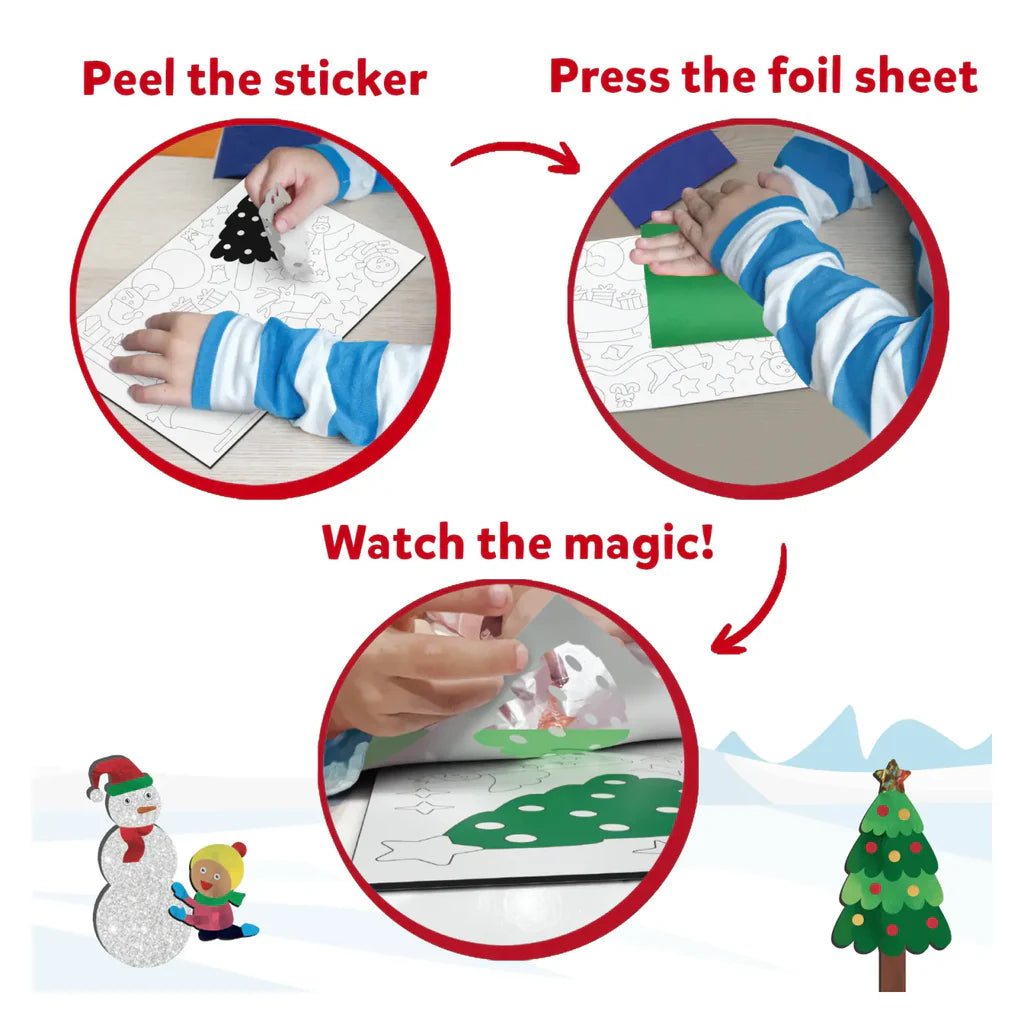 FOIL FUN CHRISTMAS ORNAMENTS