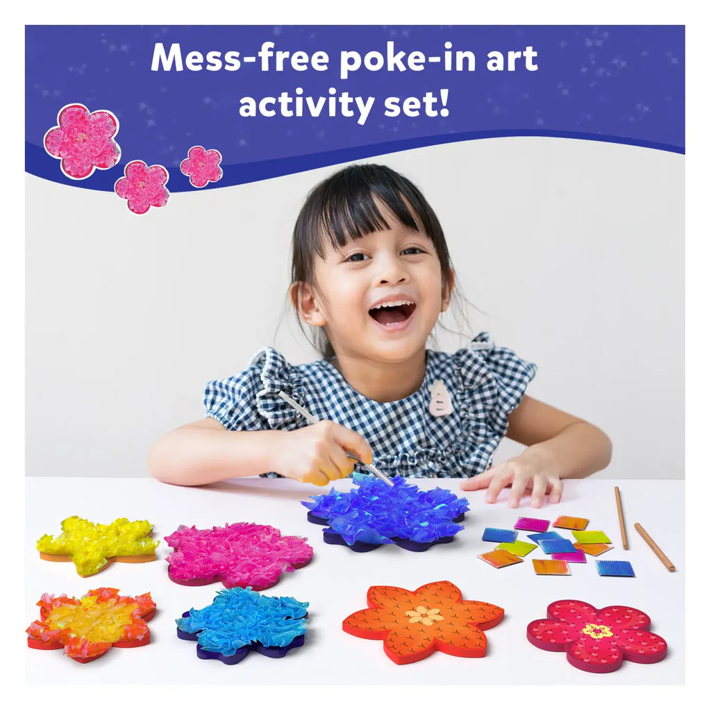 POKE IN ART FLOWER BOUQUET